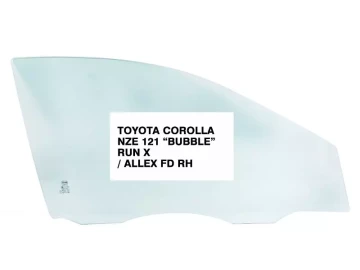 Sideglass Toyota Corolla NZE121"Bubble"/Runx/Allex FD/RH